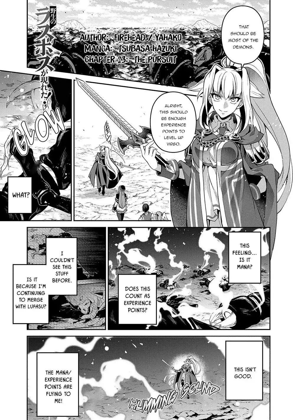 YASEI NO LAST BOSS GA ARAWARETA! Chapter 23 - Page 1