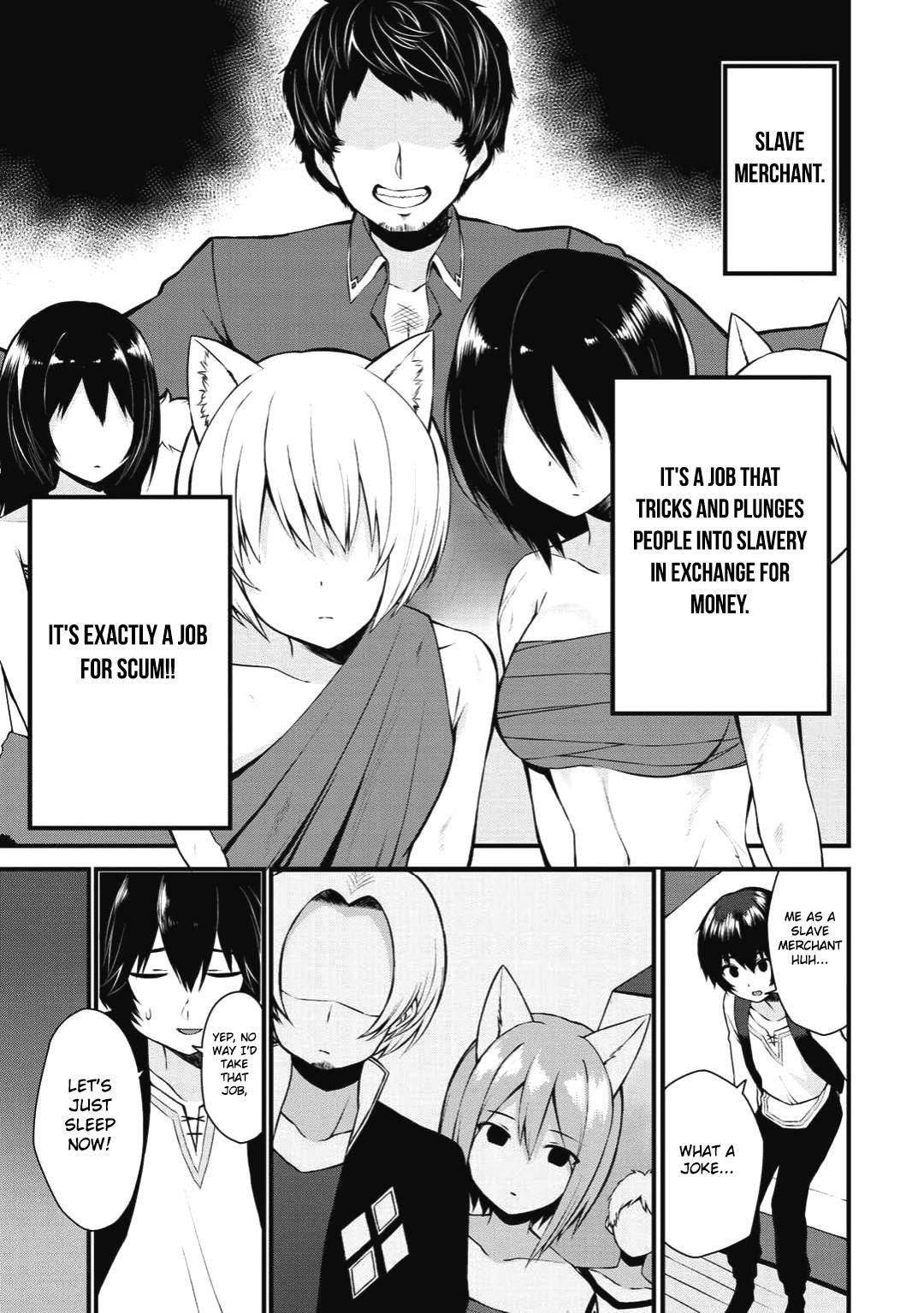 Is The Only Option a Slave Merchant? ~ Harem? What is that, Is it tasty? ~ Chapter 1 - Page 18