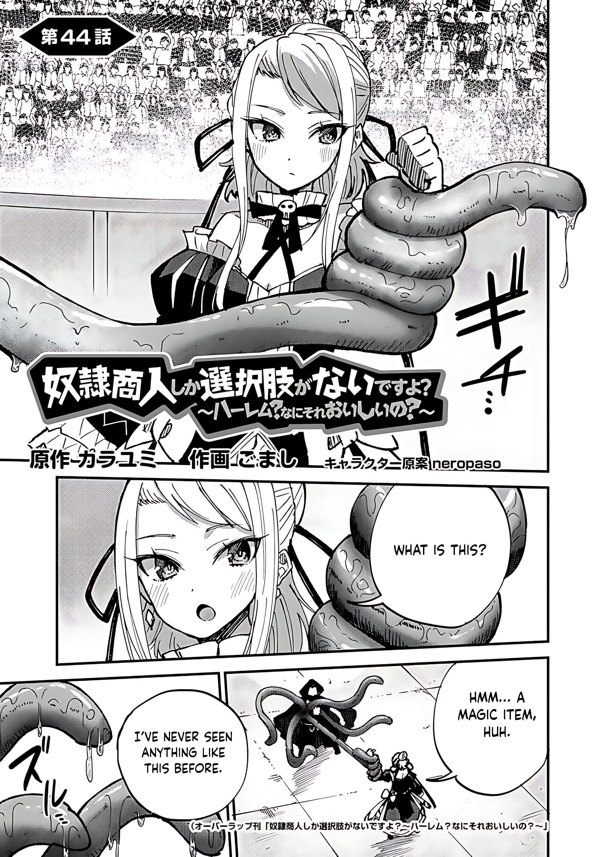Is The Only Option a Slave Merchant? ~ Harem? What is that, Is it tasty? ~ Chapter 44 - Page 2