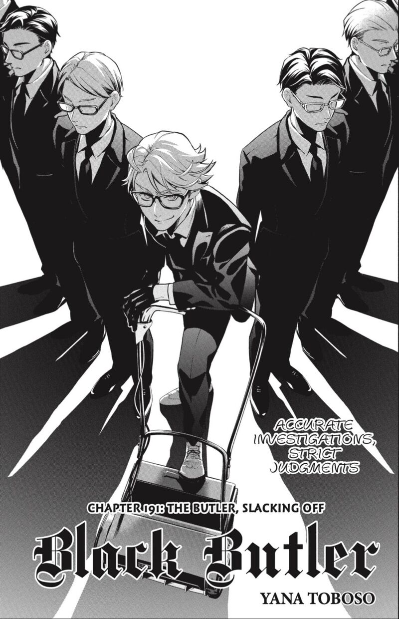 Kuroshitsuji Chapter 191 - Page 1