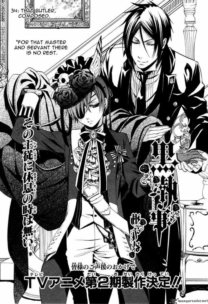 Kuroshitsuji Chapter 34 - Page 1