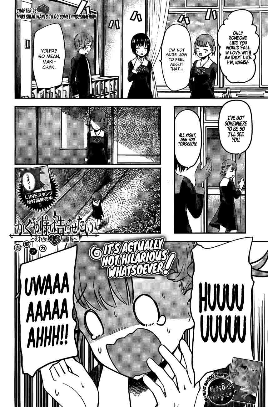 Kaguya-sama wa Kokurasetai: Tensai-tachi no Renai Zunousen Chapter 98 - Page 3