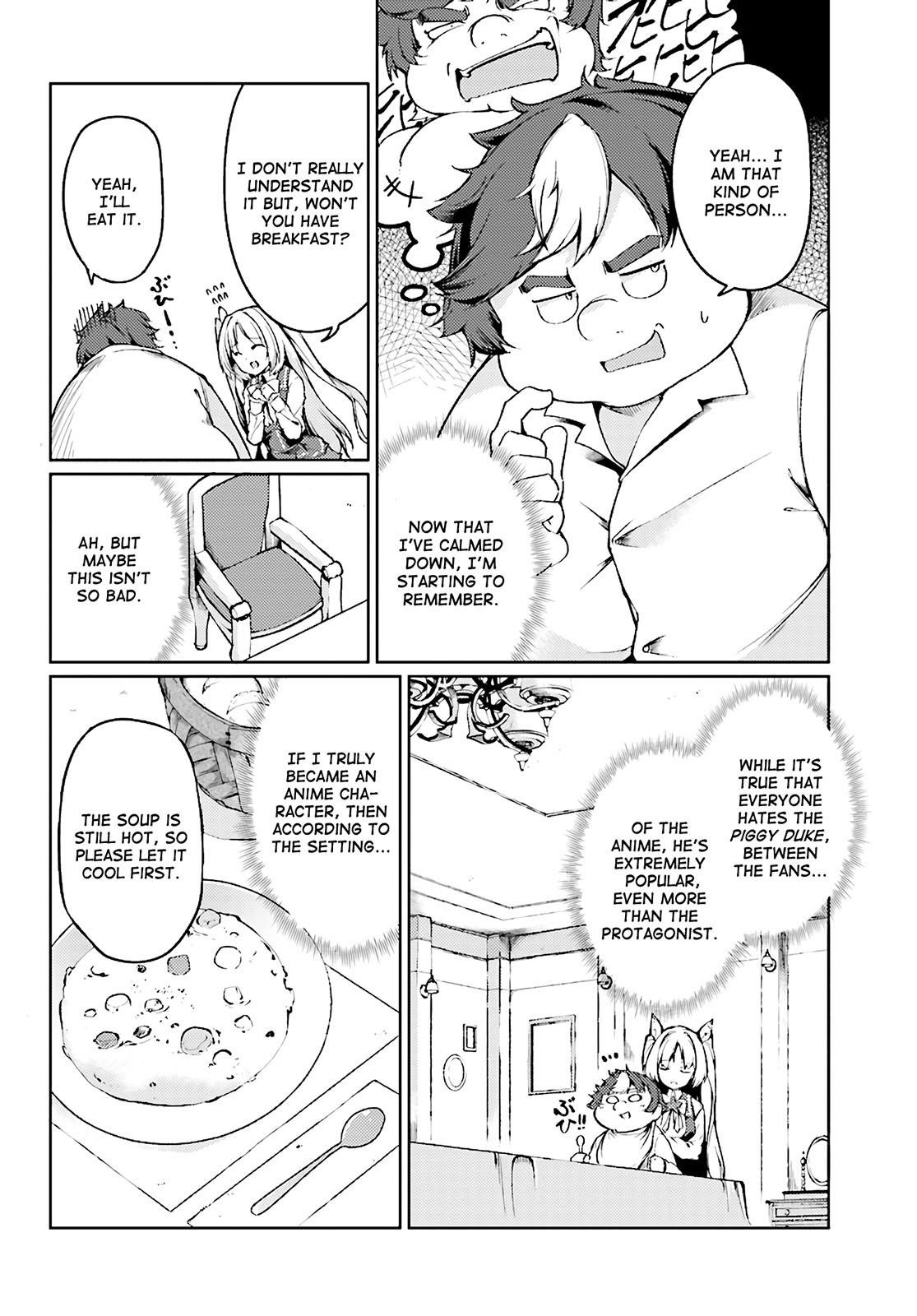 Because I’ve Been Reincarnated as the Piggy Duke, This Time I Will Say I Like You Chapter 1 - Page 9