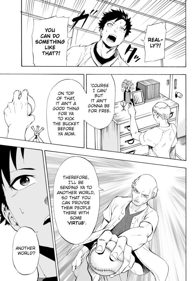 In Another World where Baseball is War, a High School Ace Player will Save a Weak Nation Chapter 1 - Page 10