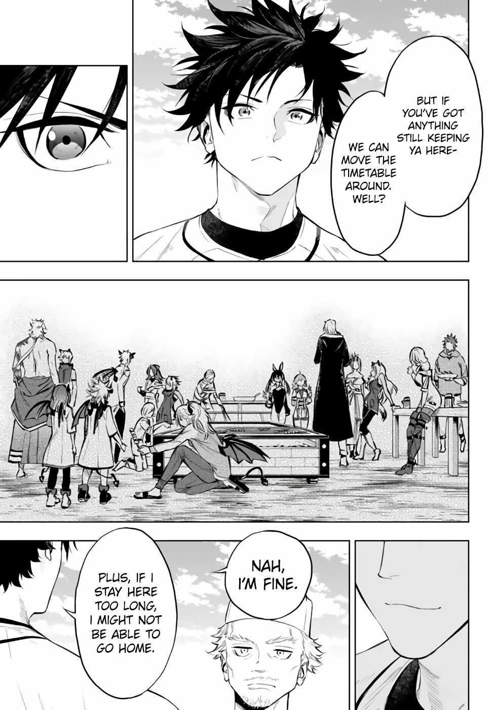 In Another World where Baseball is War, a High School Ace Player will Save a Weak Nation Chapter 37.1 - Page 21