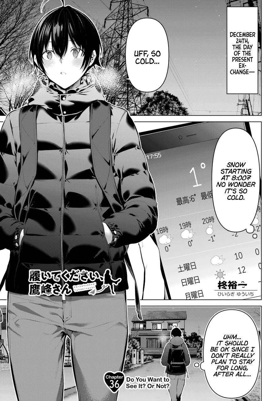 Please Put Them On, Takamine-san Chapter 36 - Page 1