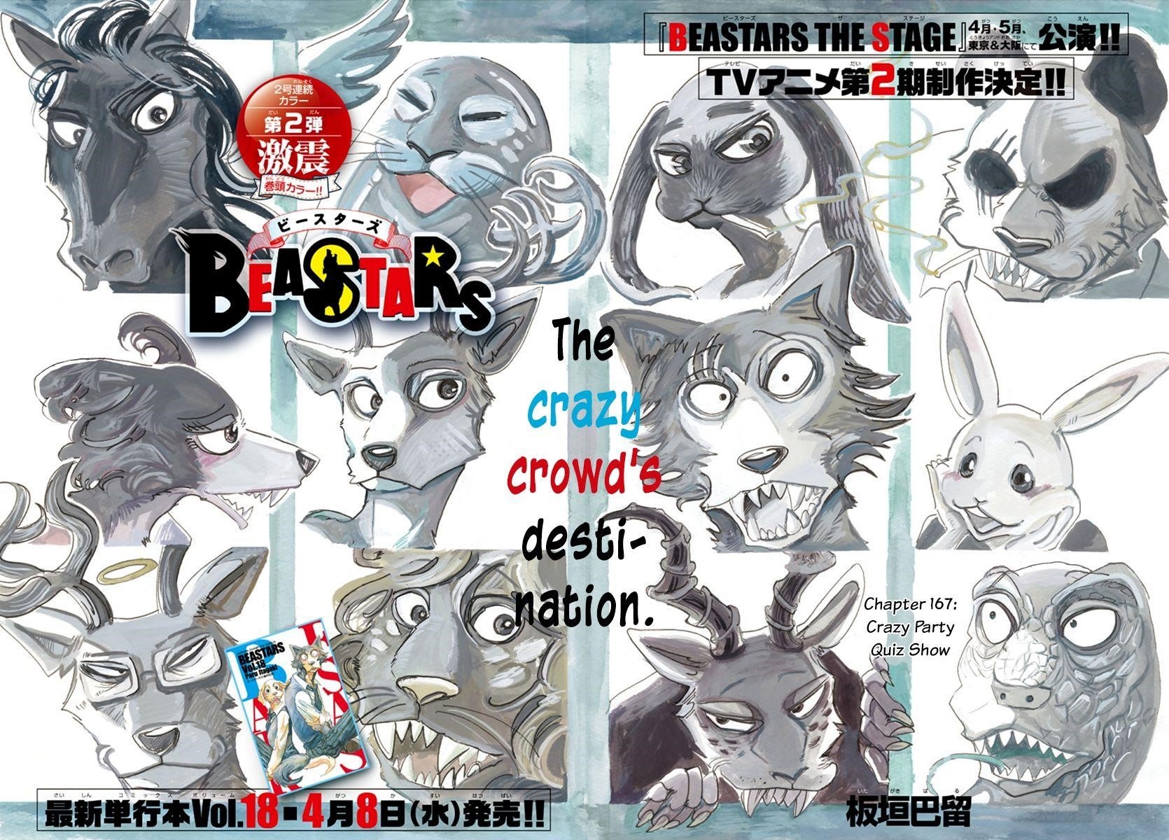 Beastars Chapter 167 - Page 1