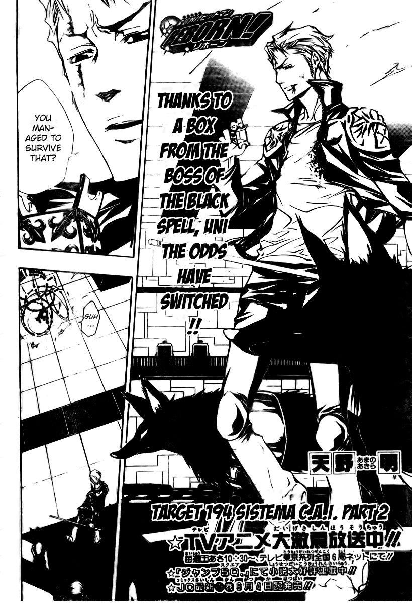Hitman Reborn Chapter 194 - Page 3