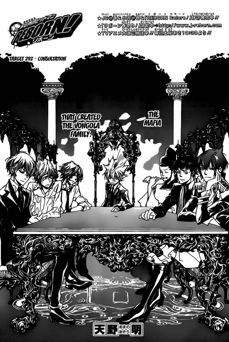 Hitman Reborn Chapter 292 - Page 1