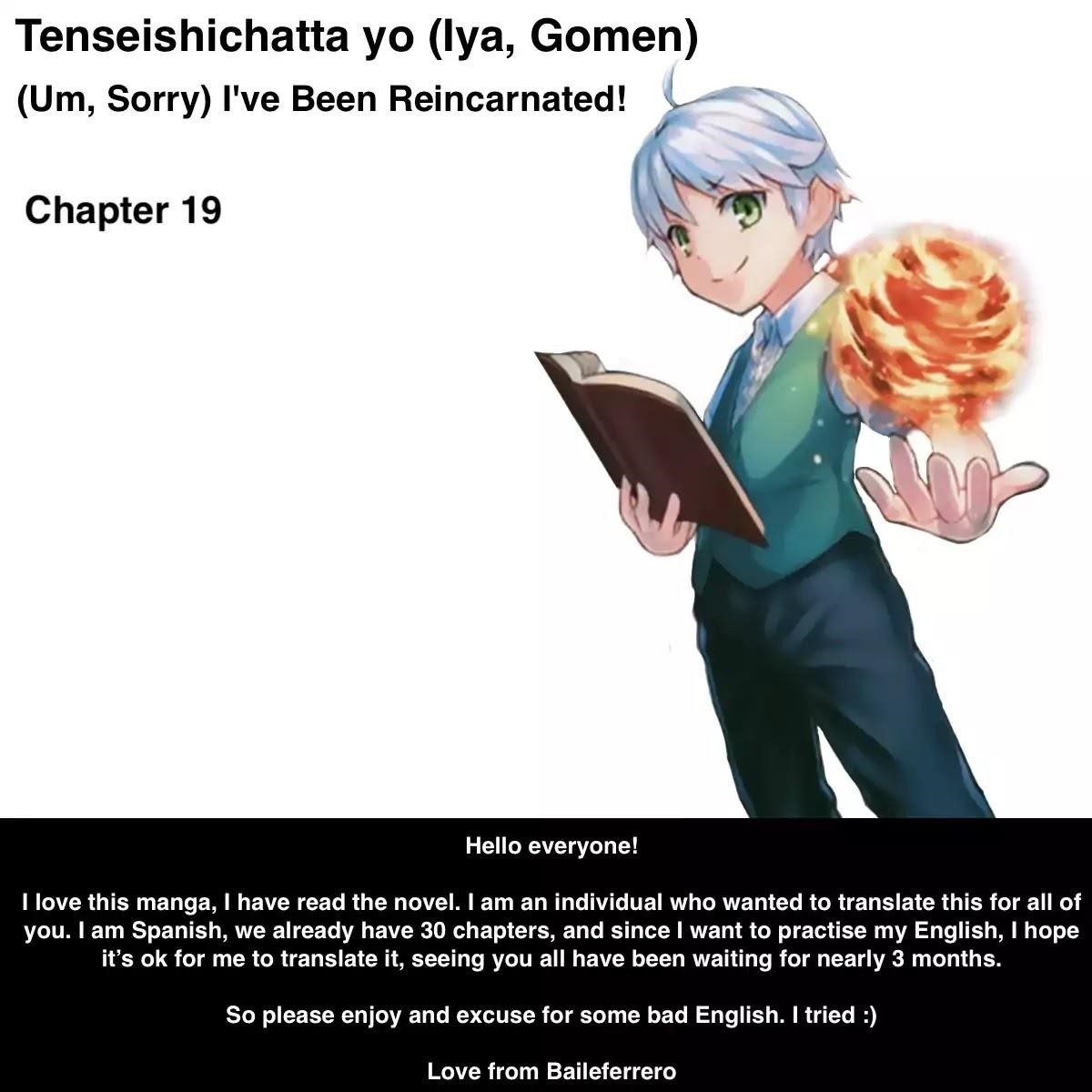 Tenseishichatta yo (Iya, Gomen) Chapter 19 - Page 1