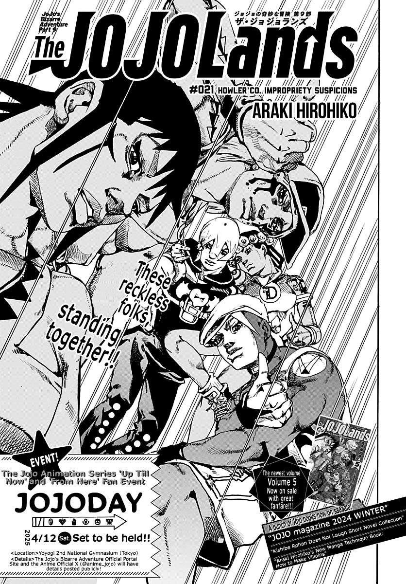 Jojo’s Bizarre Adventure Part 9 – The Jojolands Chapter 21 - Page 2