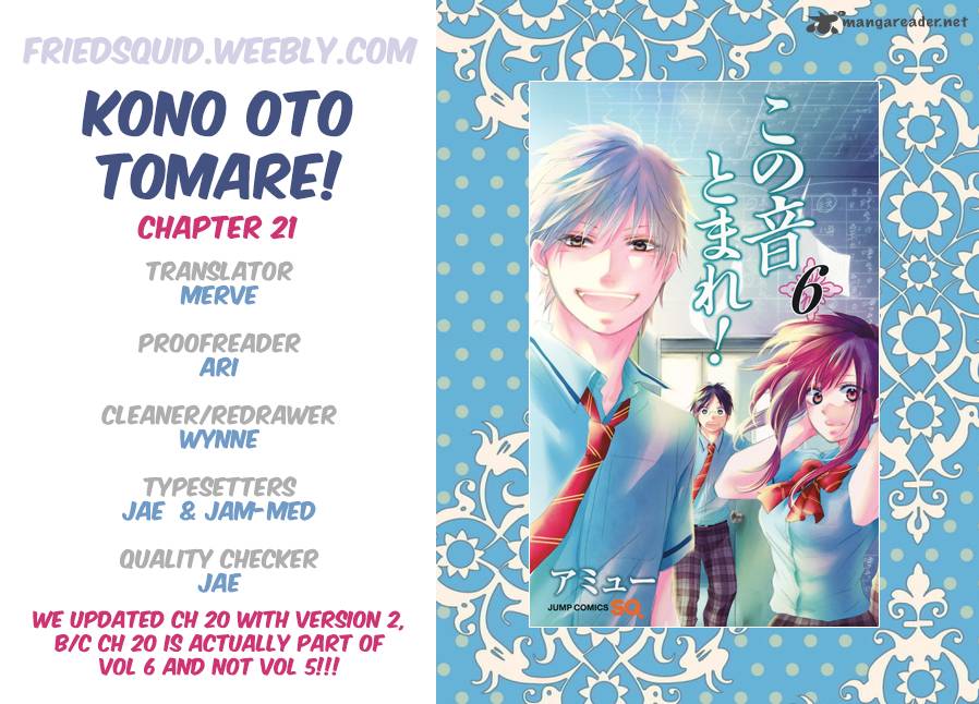 Kono Oto Tomare! Chapter 21 - Page 1