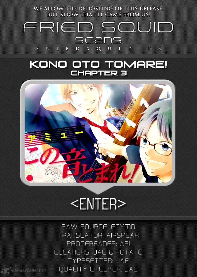 Kono Oto Tomare! Chapter 3 - Page 1