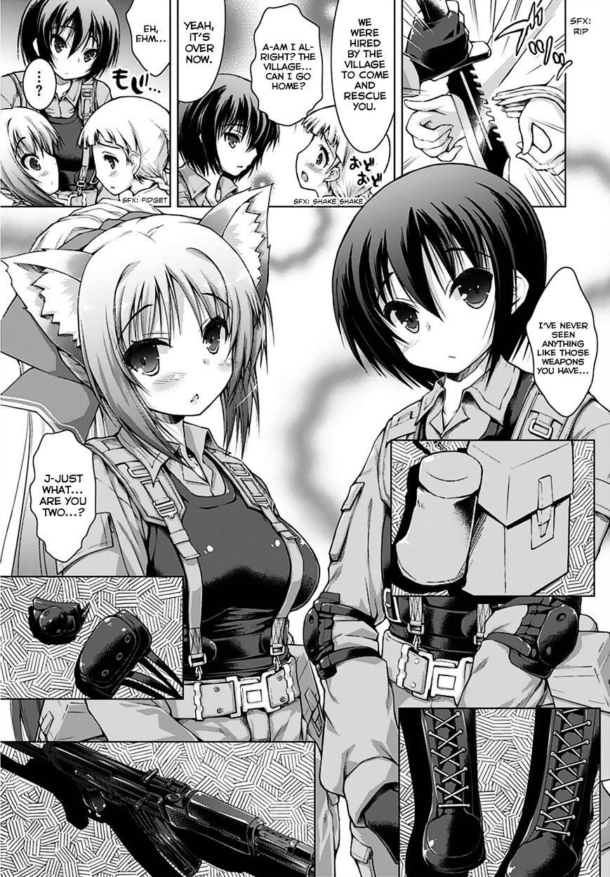Gunota Ga Mahou Sekai Ni Tensei Shitara, Gendai Heiki De Guntai Harem O Tsukucchaimashita!? Chapter 1 - Page 14