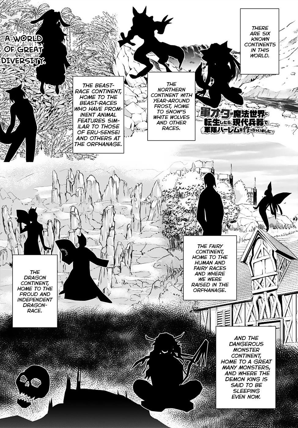 Gunota Ga Mahou Sekai Ni Tensei Shitara, Gendai Heiki De Guntai Harem O Tsukucchaimashita!? Chapter 12 - Page 3