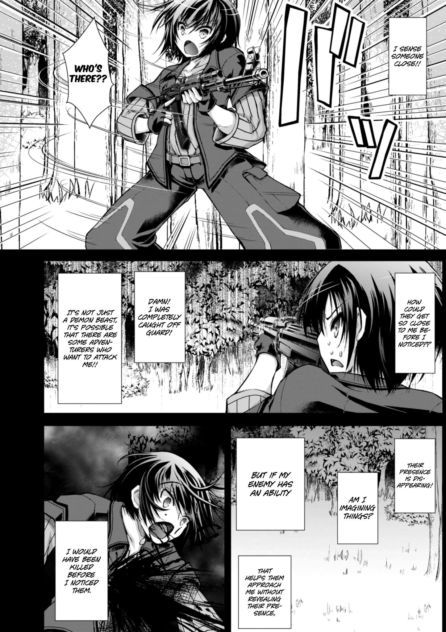 Gunota Ga Mahou Sekai Ni Tensei Shitara, Gendai Heiki De Guntai Harem O Tsukucchaimashita!? Chapter 34 - Page 8