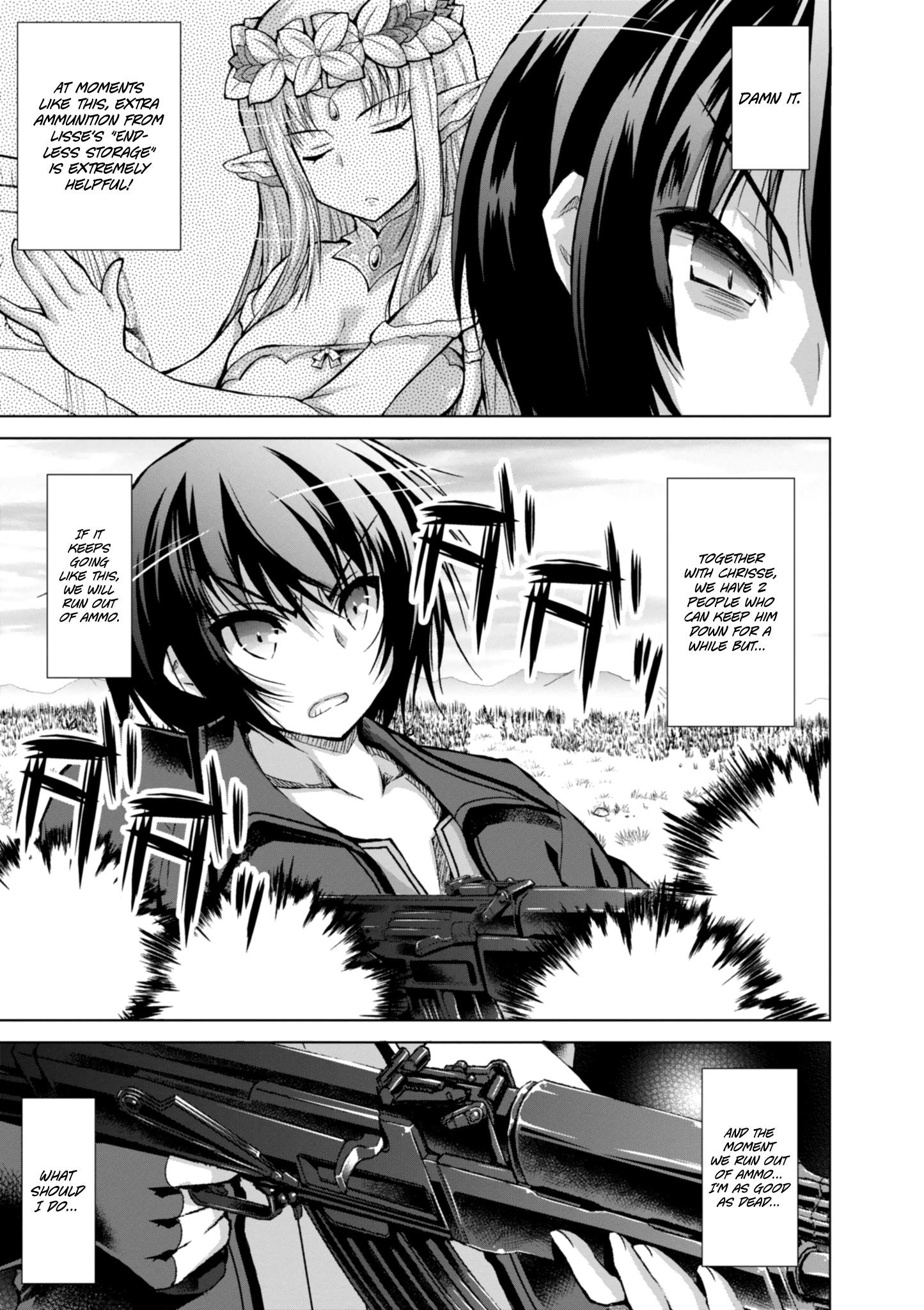 Gunota Ga Mahou Sekai Ni Tensei Shitara, Gendai Heiki De Guntai Harem O Tsukucchaimashita!? Chapter 35 - Page 21