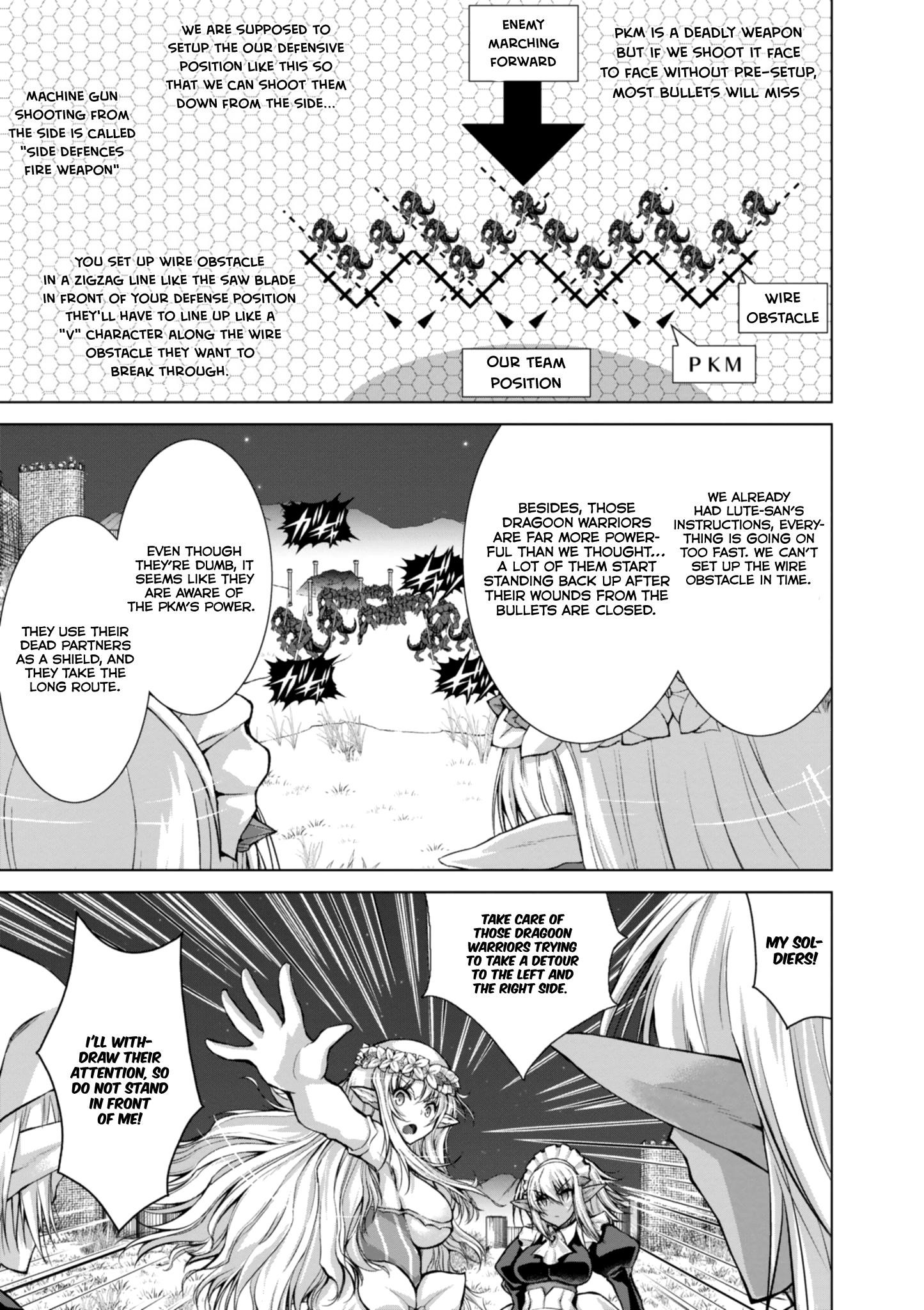 Gunota Ga Mahou Sekai Ni Tensei Shitara, Gendai Heiki De Guntai Harem O Tsukucchaimashita!? Chapter 37 - Page 23