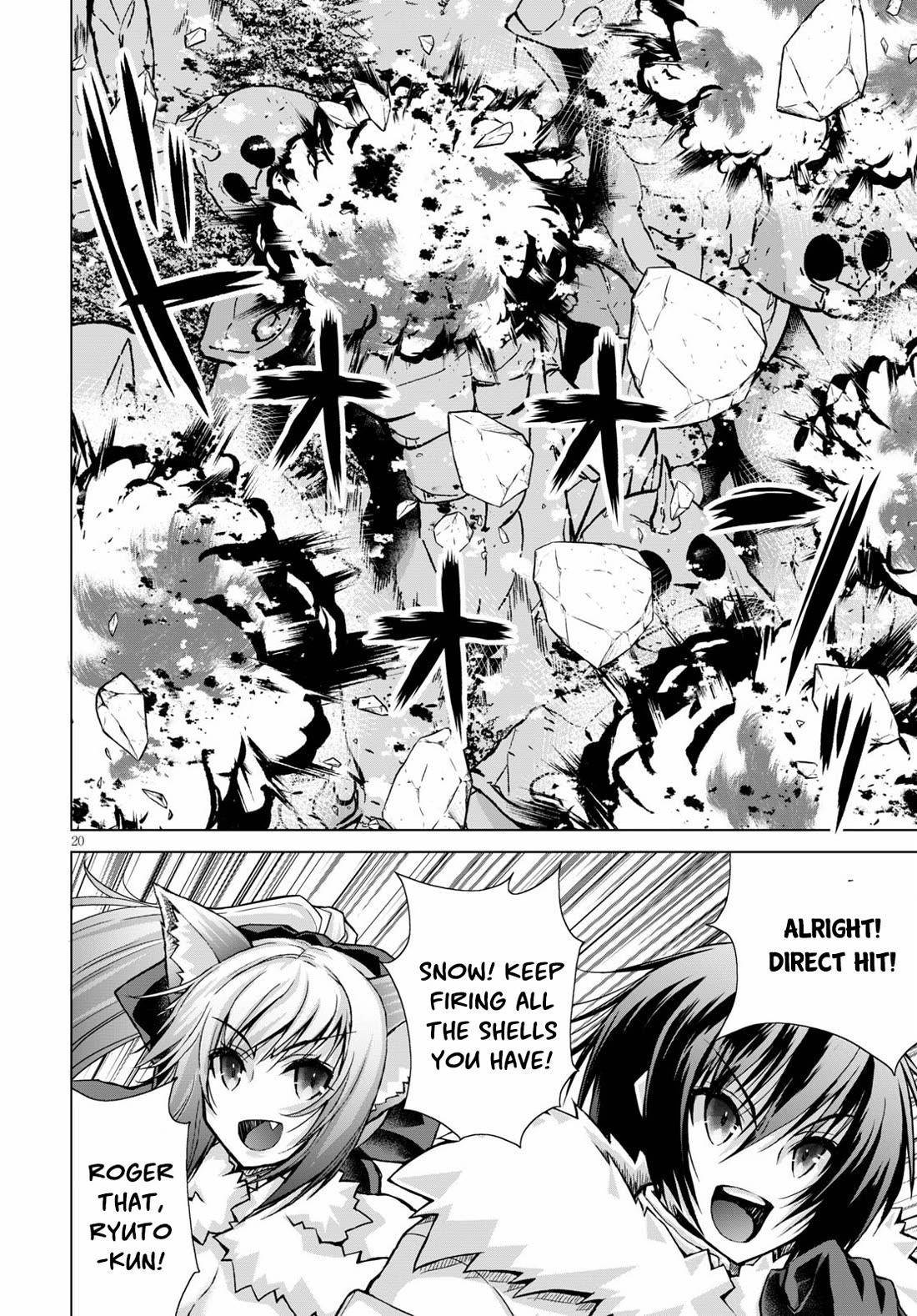Gunota Ga Mahou Sekai Ni Tensei Shitara, Gendai Heiki De Guntai Harem O Tsukucchaimashita!? Chapter 69 - Page 20