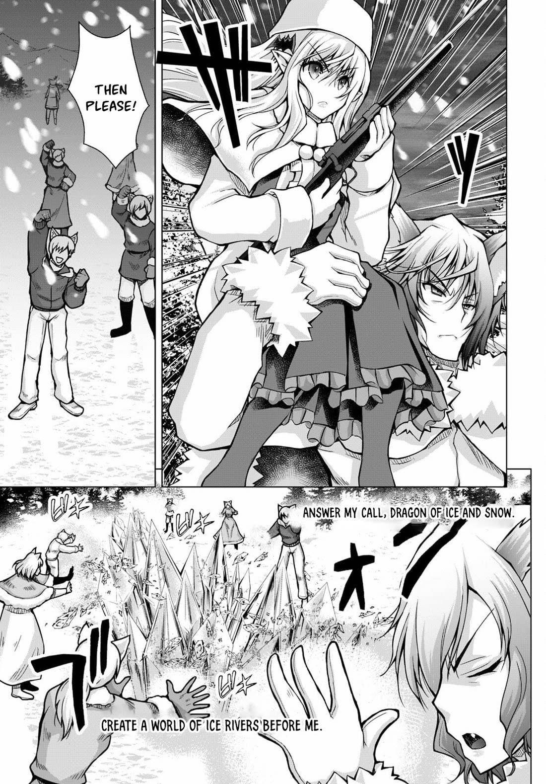 Gunota Ga Mahou Sekai Ni Tensei Shitara, Gendai Heiki De Guntai Harem O Tsukucchaimashita!? Chapter 71 - Page 7