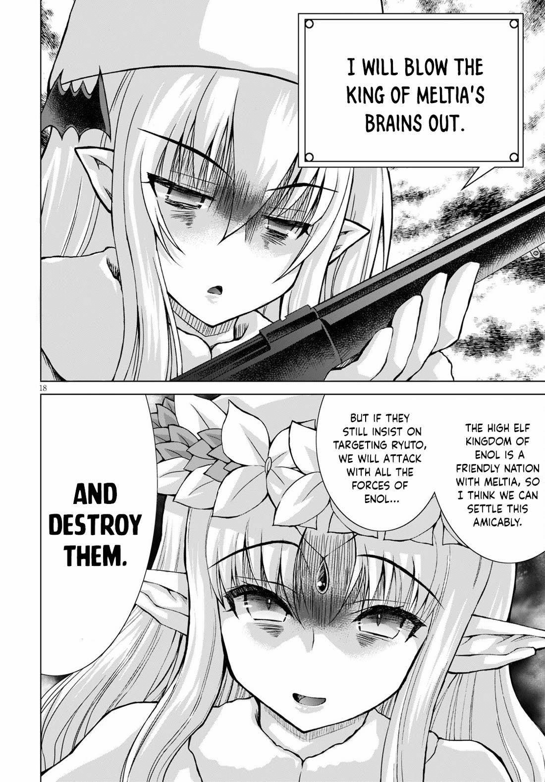 Gunota Ga Mahou Sekai Ni Tensei Shitara, Gendai Heiki De Guntai Harem O Tsukucchaimashita!? Chapter 72 - Page 18