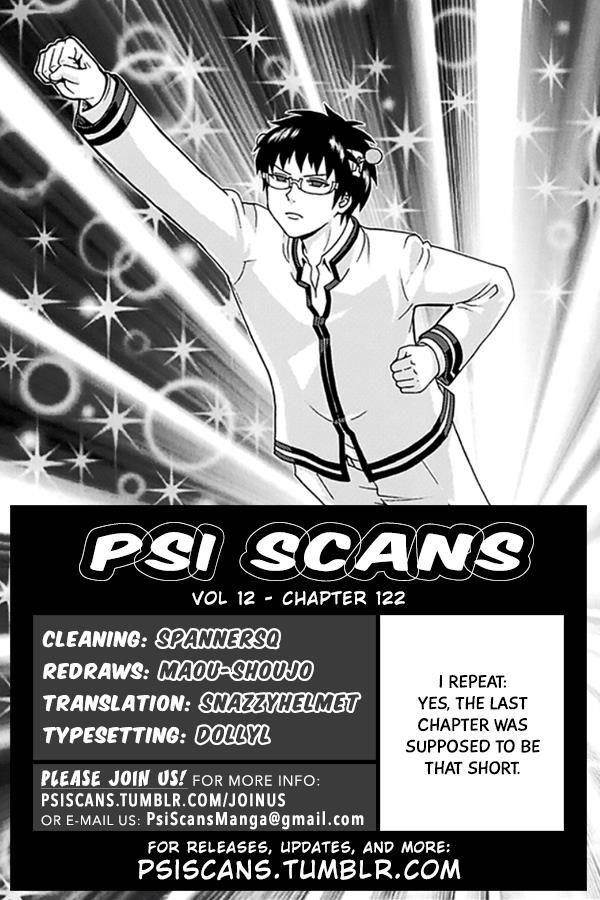 Saiki Kusuo No Sainan Chapter 122 - Page 1