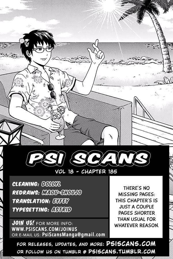 Saiki Kusuo No Sainan Chapter 185 - Page 1