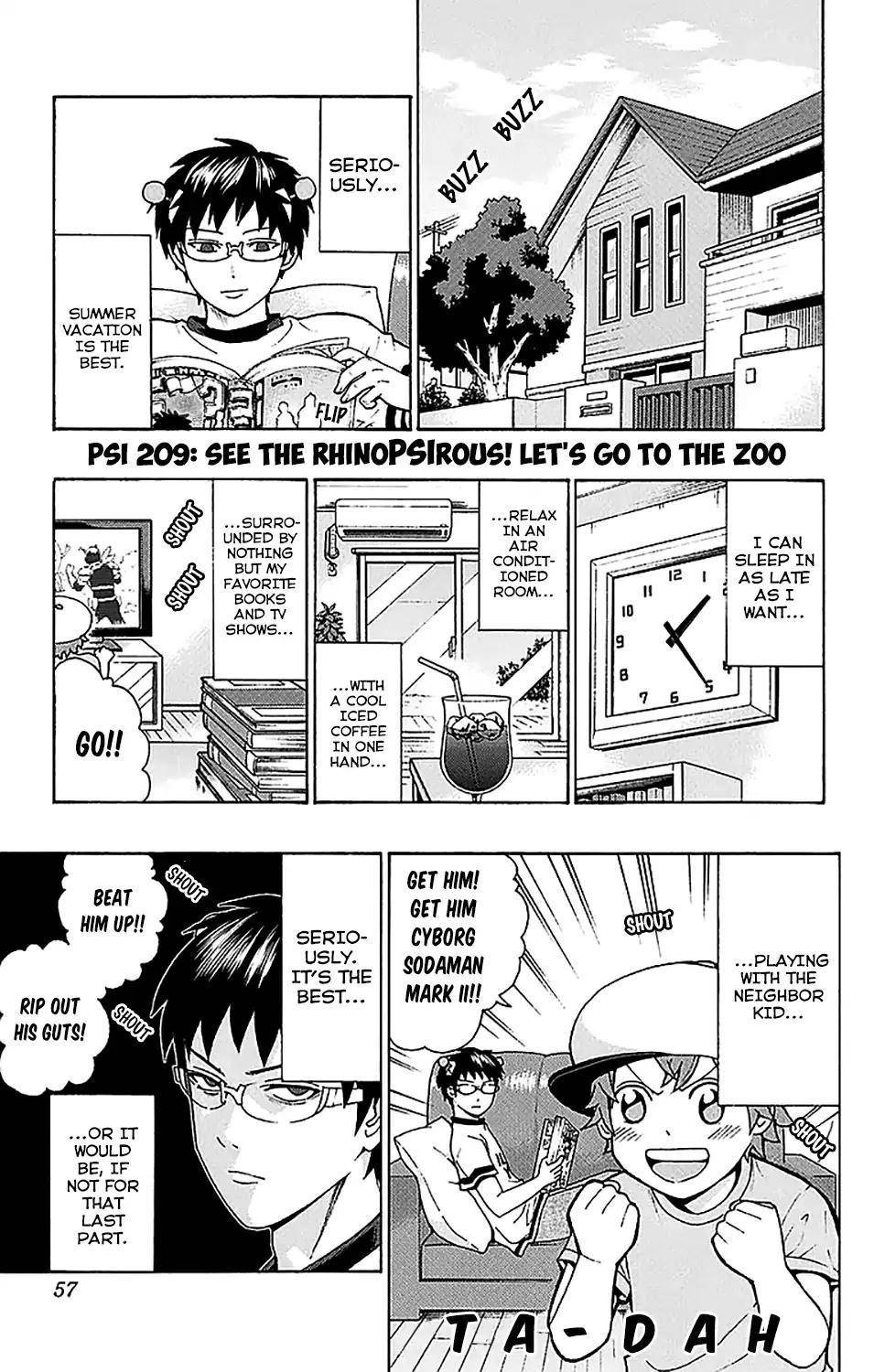 Saiki Kusuo No Sainan Chapter 209 - Page 2