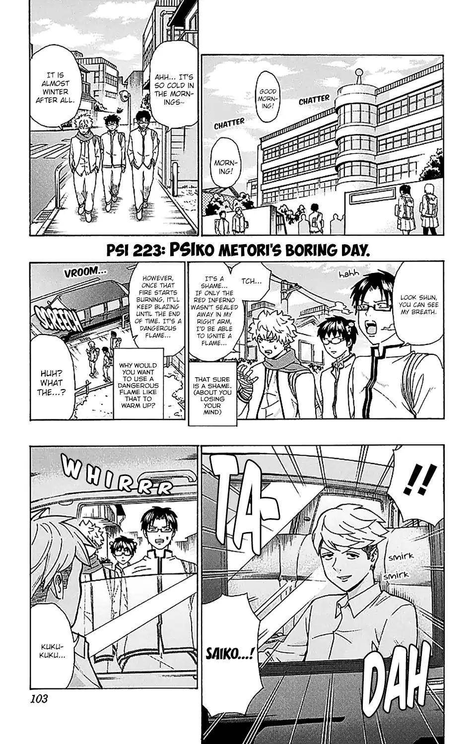 Saiki Kusuo No Sainan Chapter 223 - Page 2
