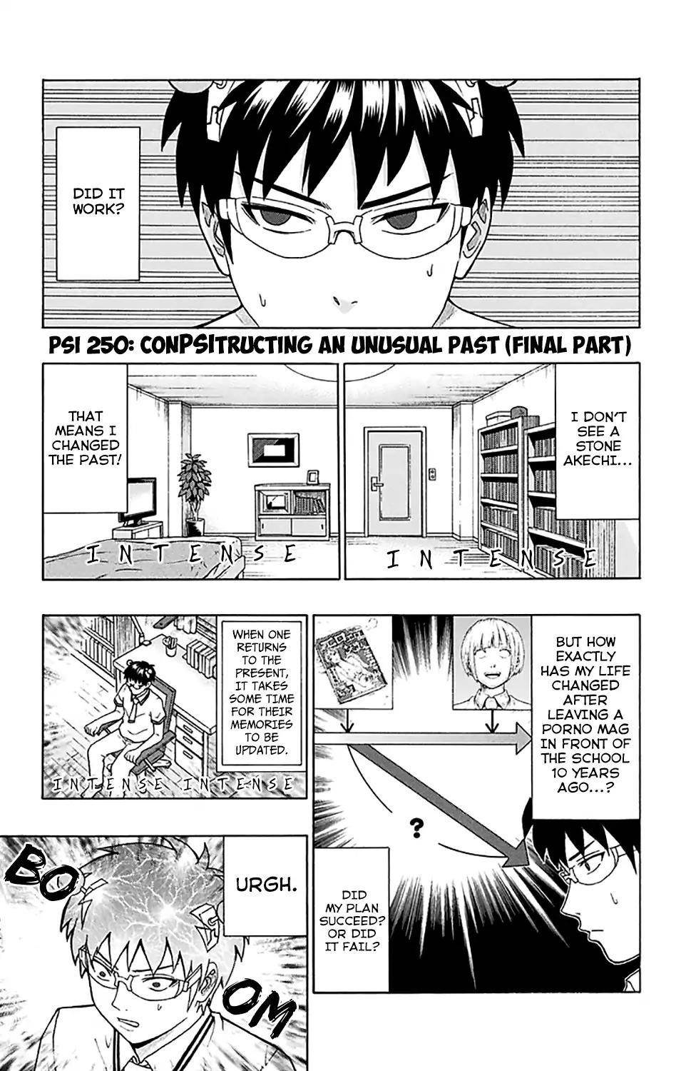 Saiki Kusuo No Sainan Chapter 250 - Page 2