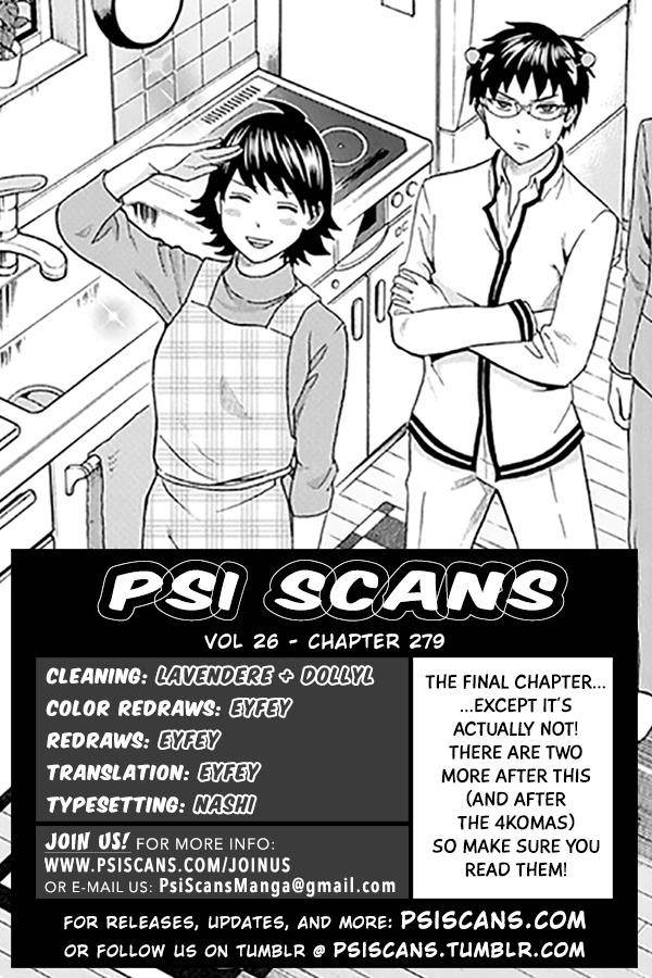 Saiki Kusuo No Sainan Chapter 279 - Page 1
