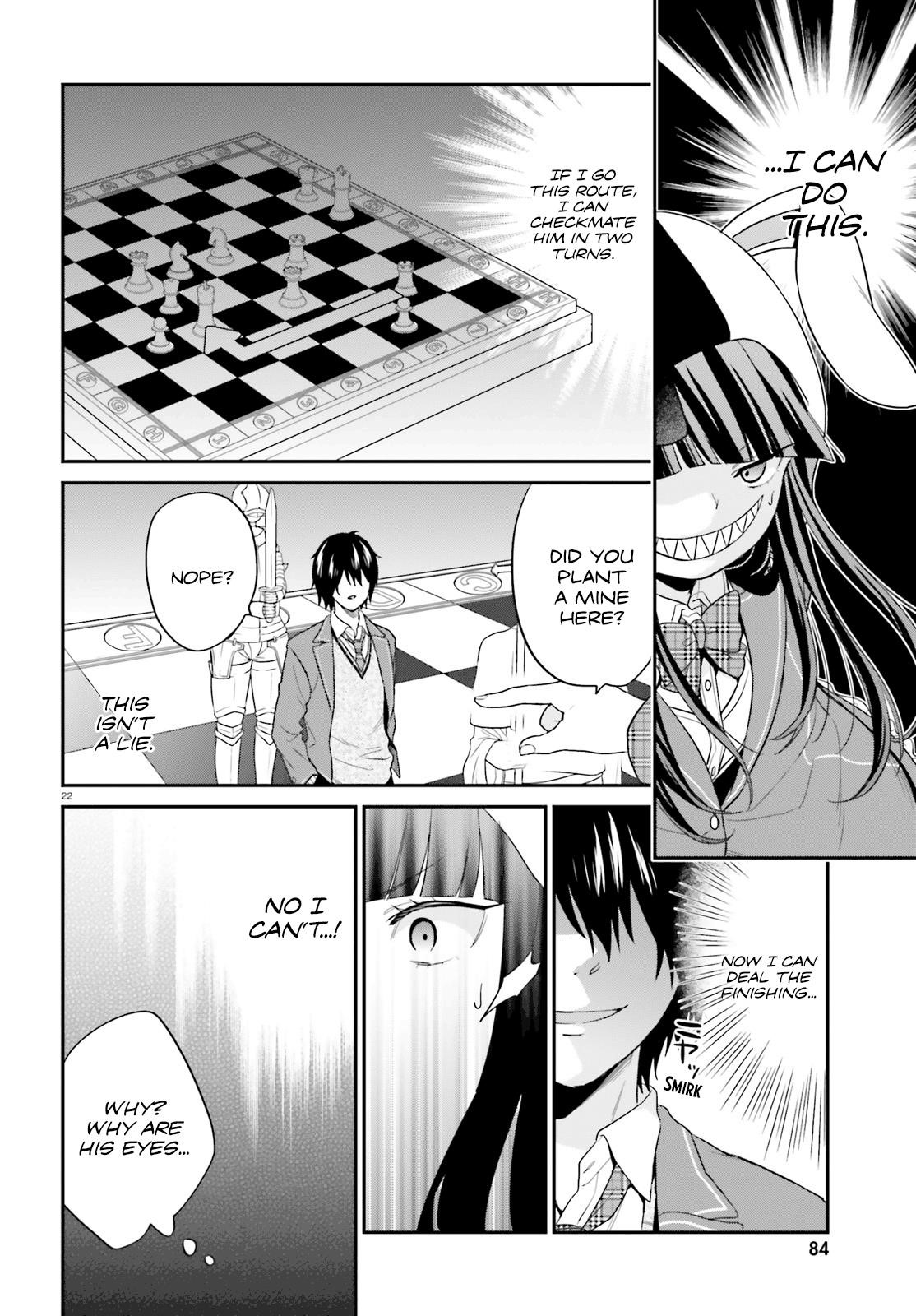 Dear Self-styled F rank bro’ says, he’s gonna rule a game-oriented school. Chapter 11 - Page 22
