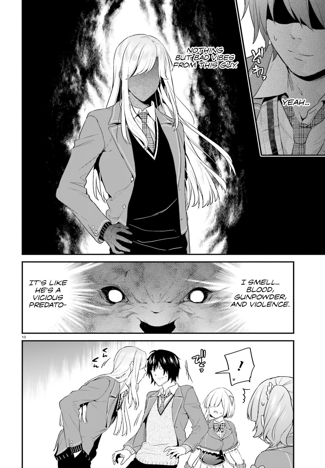 Dear Self-styled F rank bro’ says, he’s gonna rule a game-oriented school. Chapter 7 - Page 10
