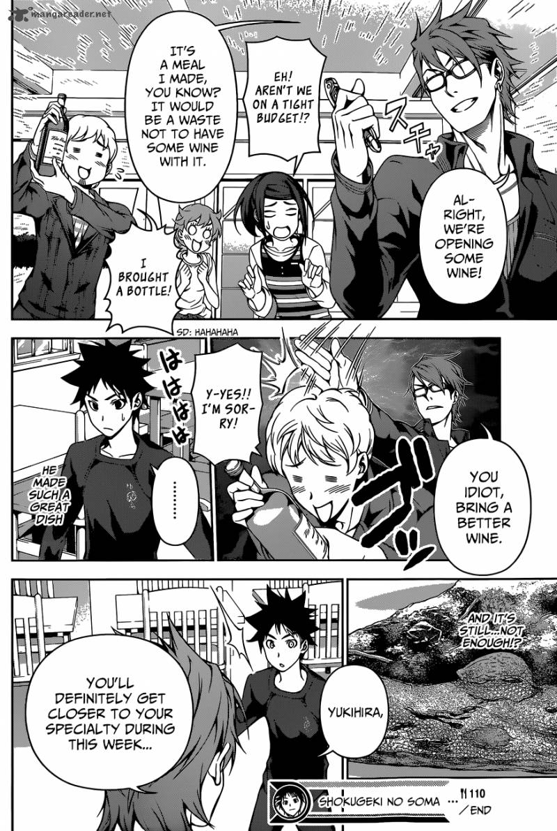 SHOKUGEKI NO SOMA Chapter 110 - Page 19
