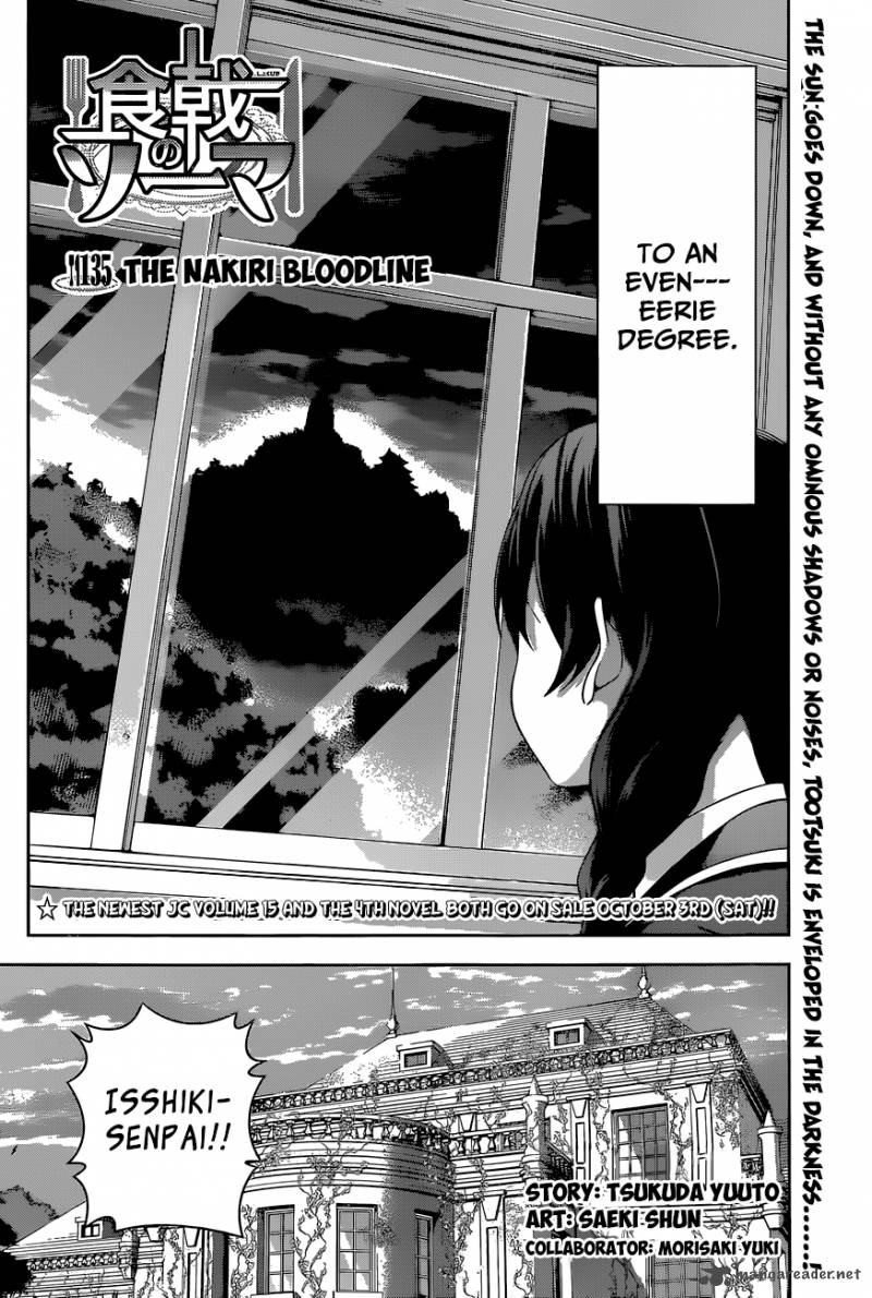 SHOKUGEKI NO SOMA Chapter 135 - Page 5