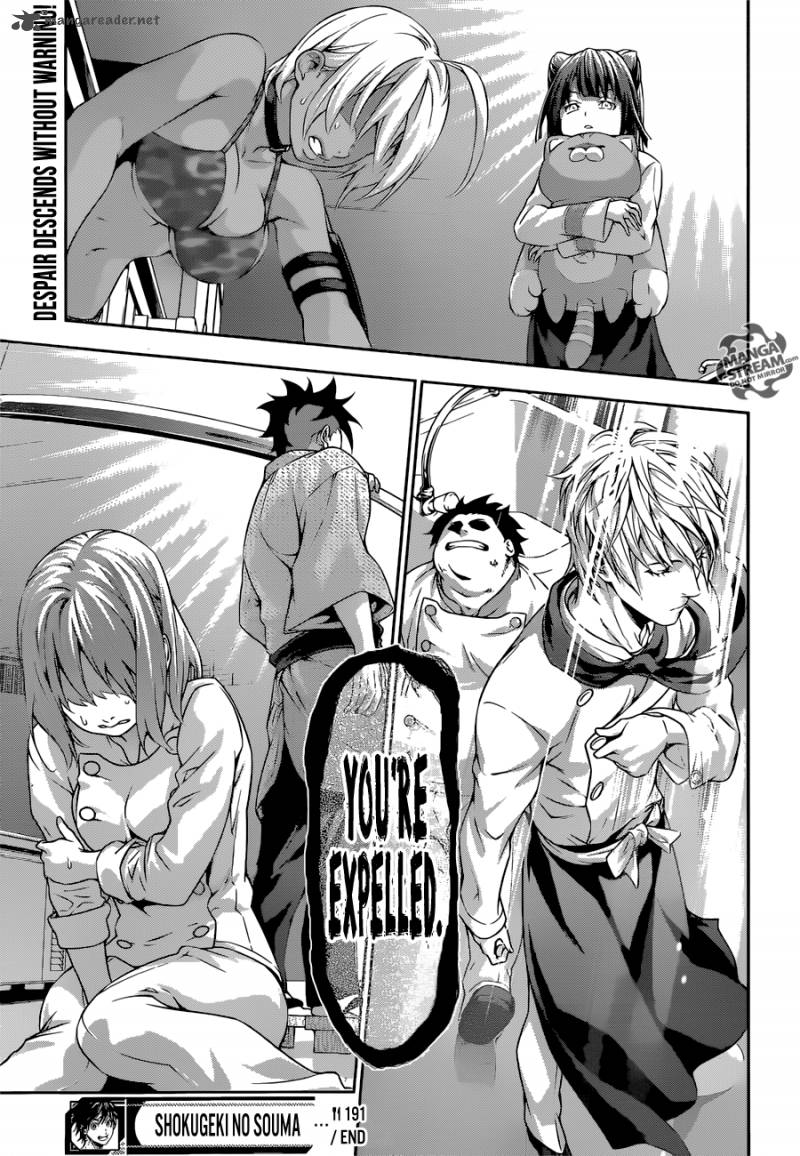 SHOKUGEKI NO SOMA Chapter 191 - Page 20