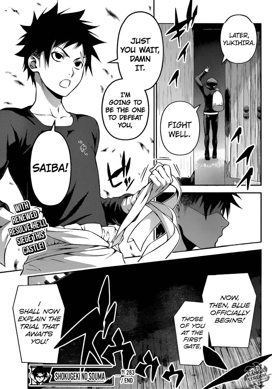 SHOKUGEKI NO SOMA Chapter 283 - Page 17