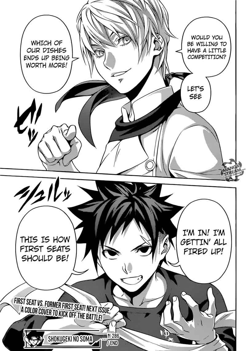 SHOKUGEKI NO SOMA Chapter 286 - Page 19