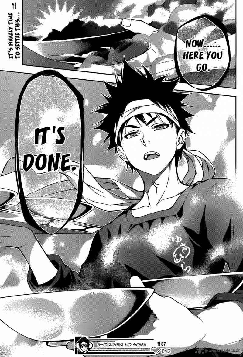SHOKUGEKI NO SOMA Chapter 87 - Page 19