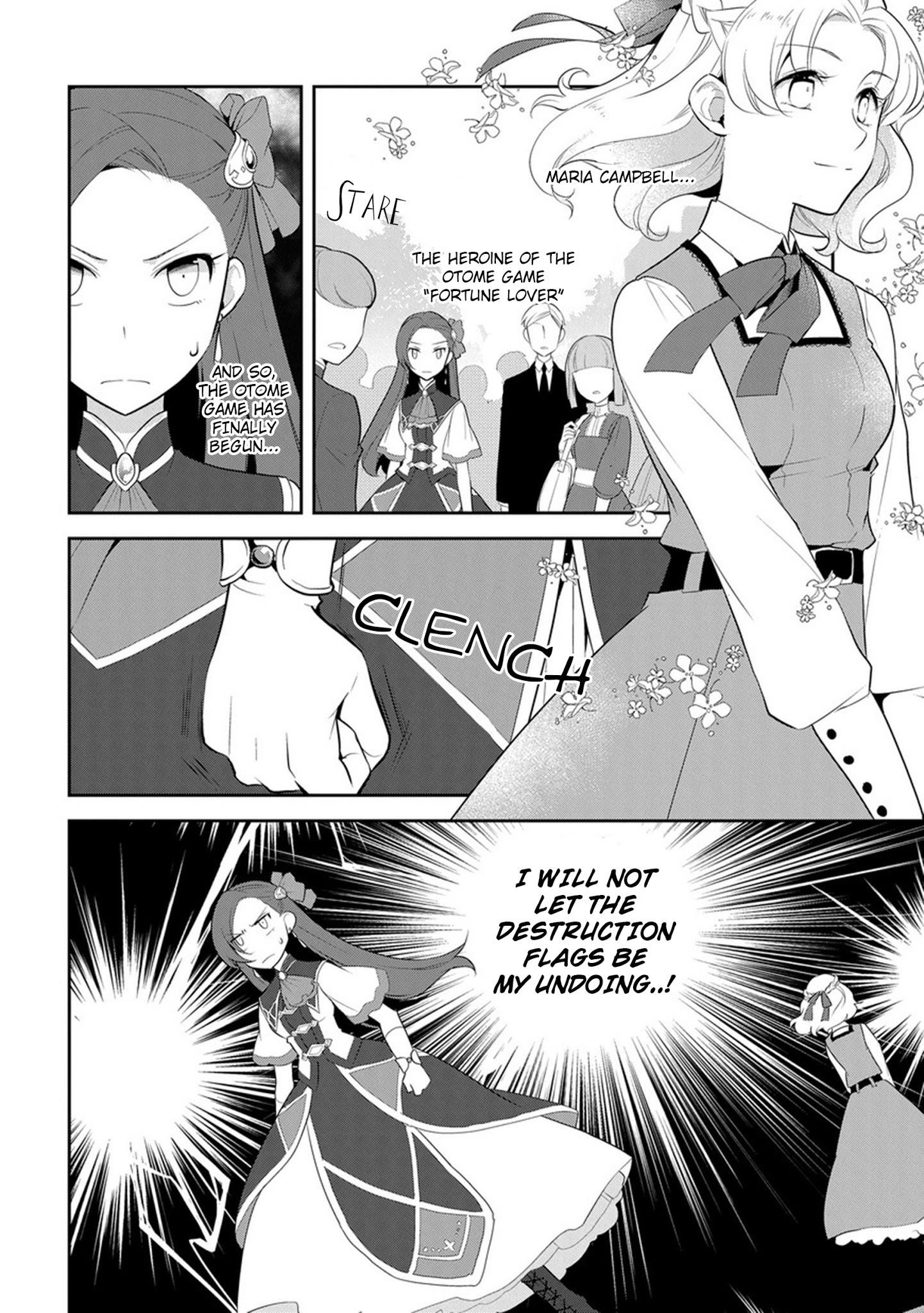 Otome Game No Hametsu Flag Shika Nai Akuyaku Reijou Ni Tensei Shite Shimatta… Chapter 8 - Page 2