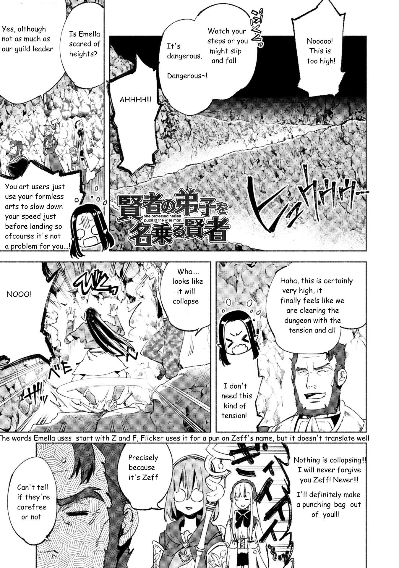 Kenja no Deshi wo Nanoru Kenja Chapter 13 - Page 1