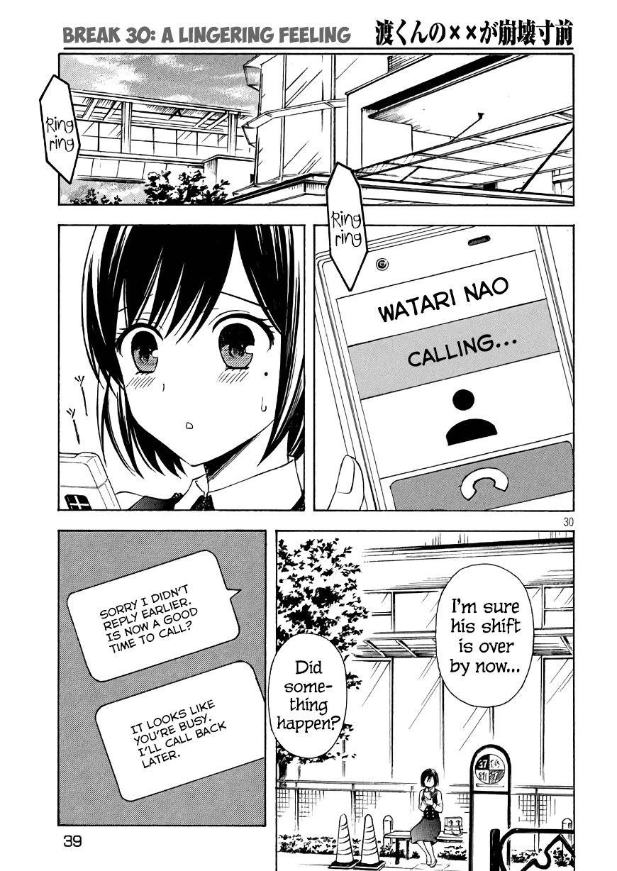Watari-Kun No Xx Ga Houkai Sunzen Chapter 33 - Page 29