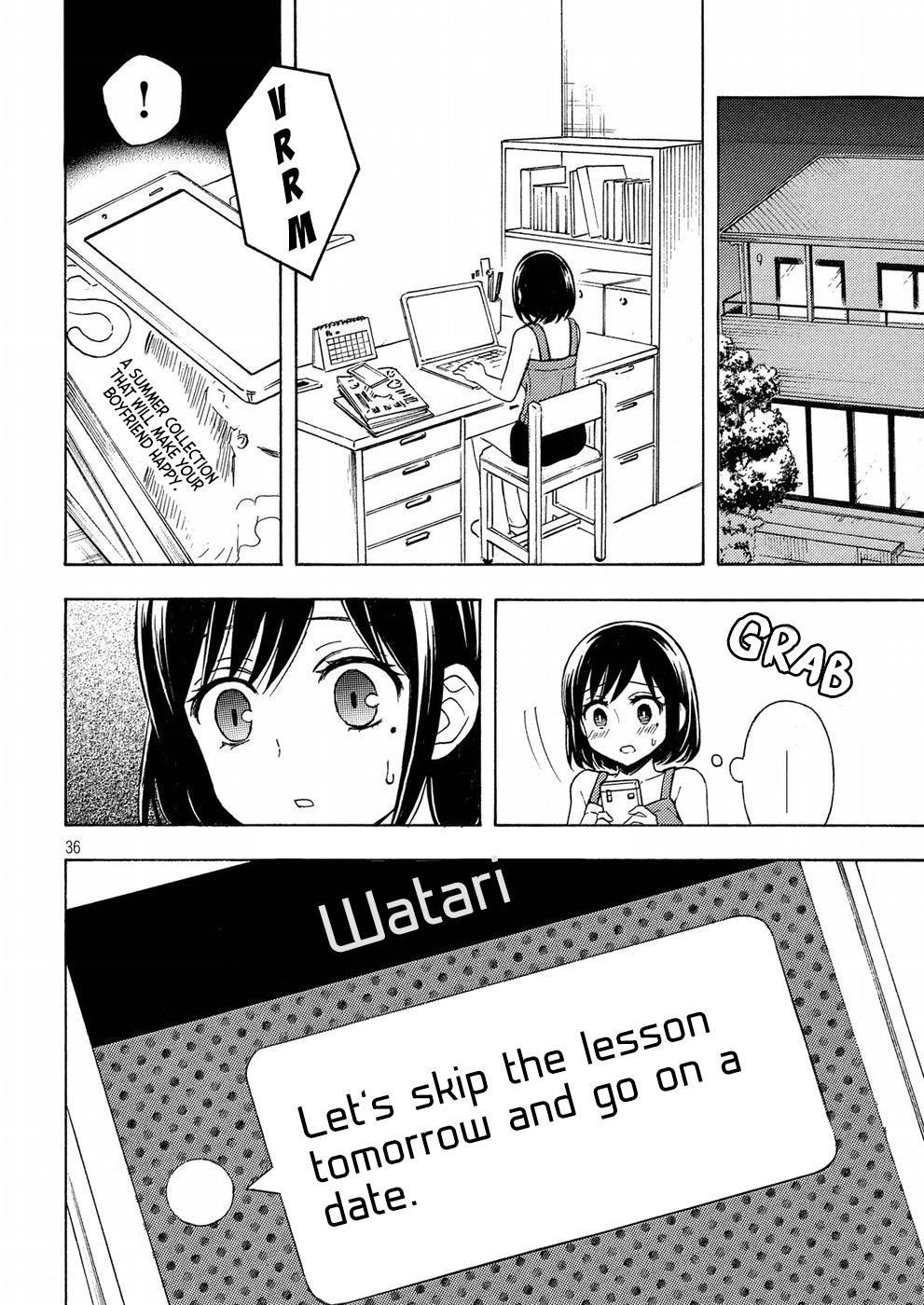 Watari-Kun No Xx Ga Houkai Sunzen Chapter 36 - Page 35