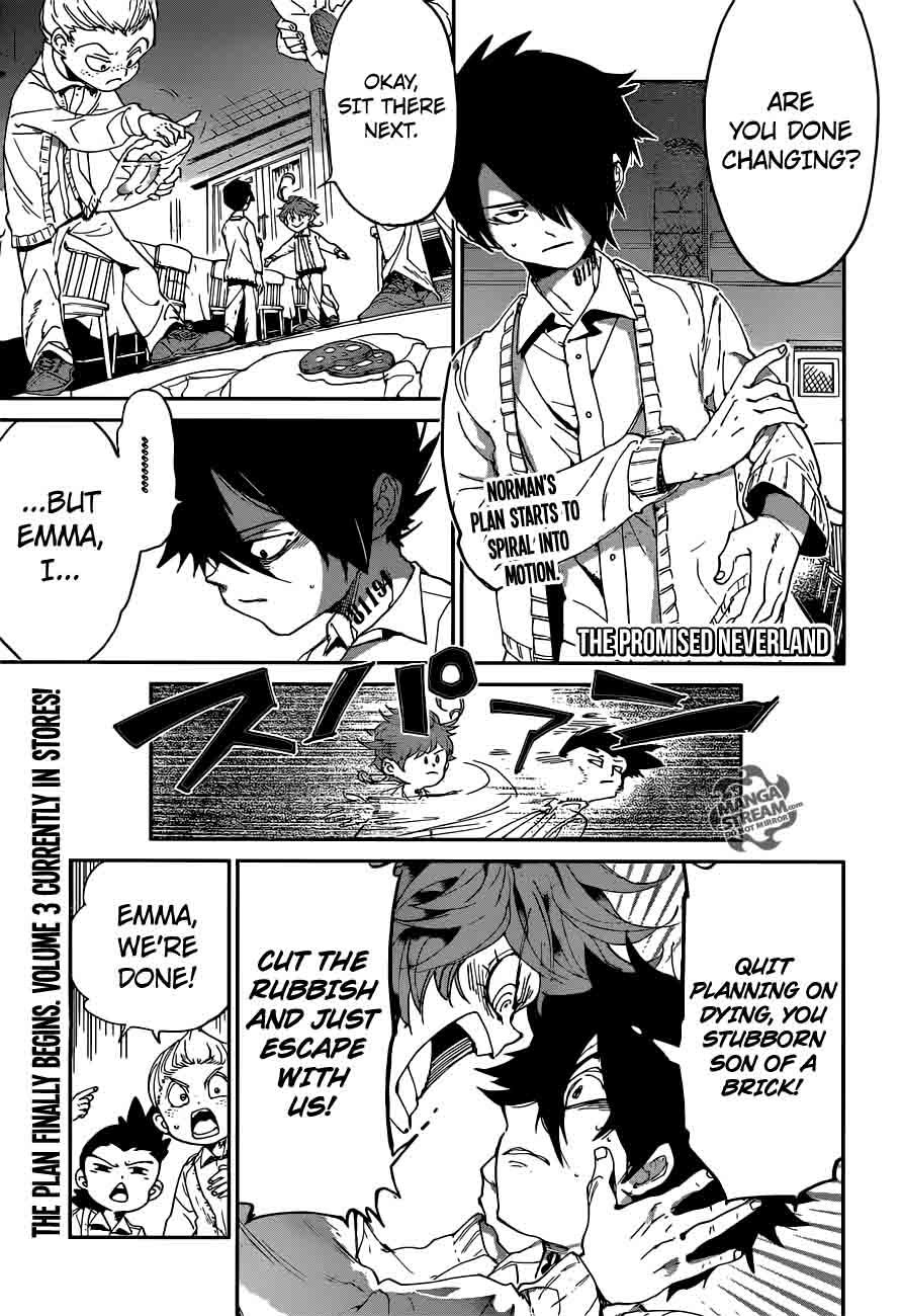 Yakusoku no Neverland Chapter 34 - Page 1