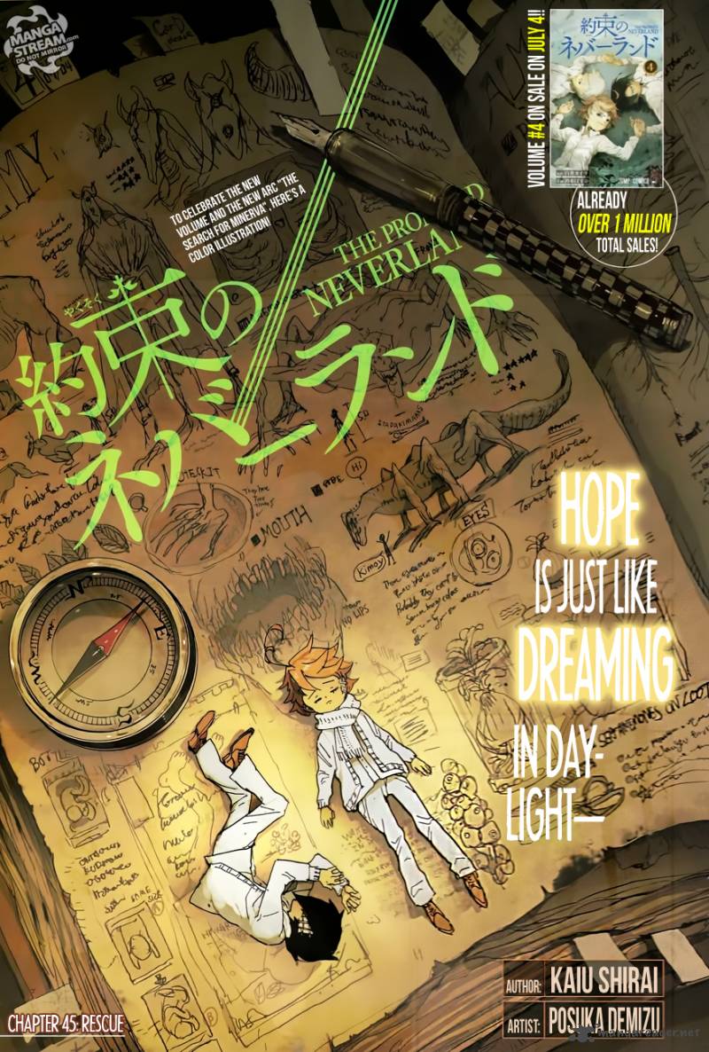 Yakusoku no Neverland Chapter 45 - Page 1