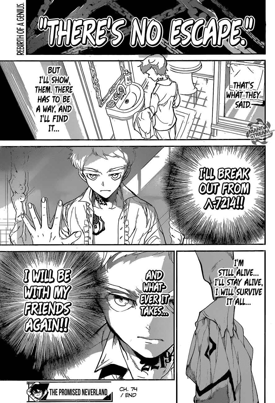 Yakusoku no Neverland Chapter 74 - Page 18