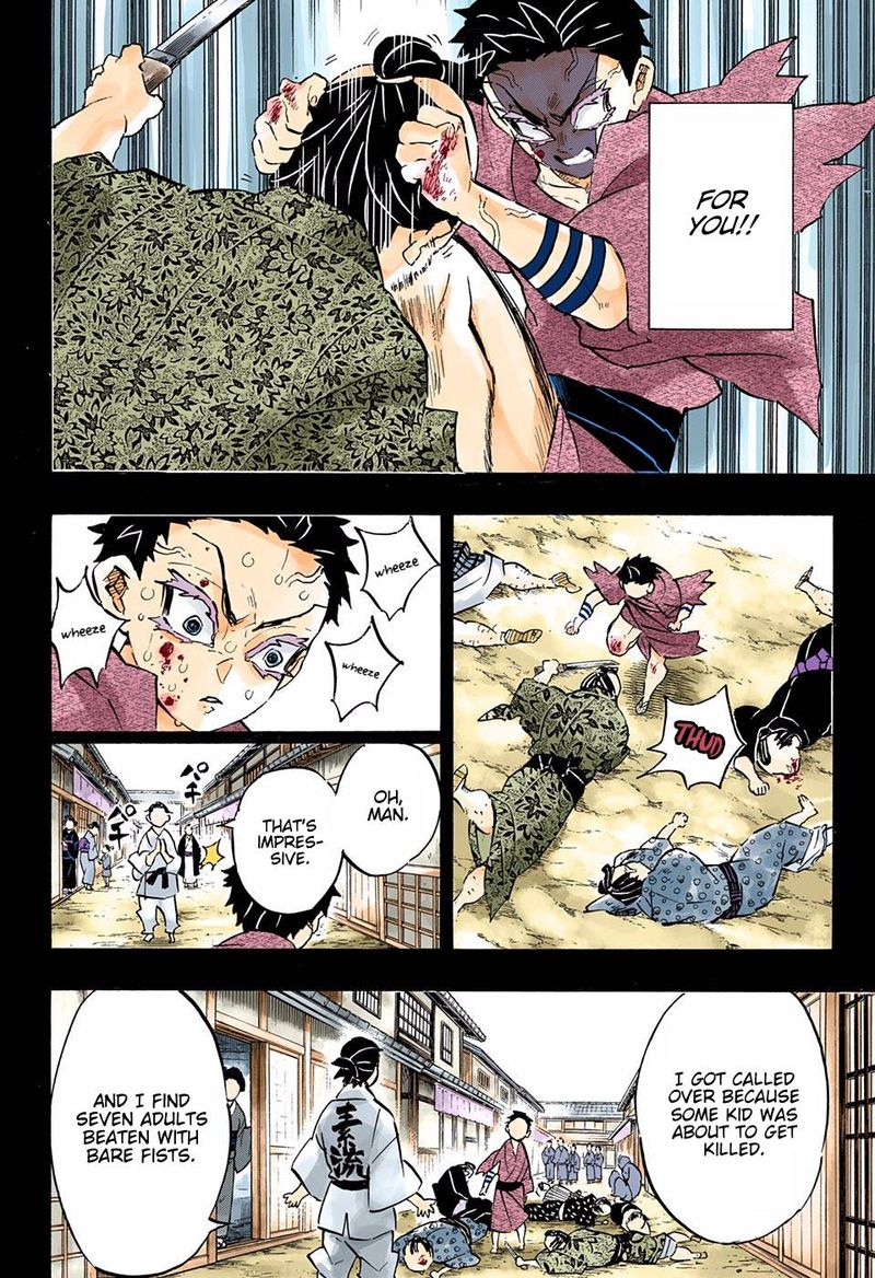 Demon Slayer: Kimetsu no Yaiba – manga in colored Chapter 154 - Page 12