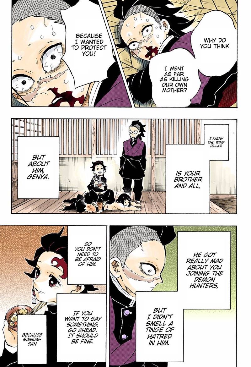 Demon Slayer: Kimetsu no Yaiba – manga in colored Chapter 166 - Page 13
