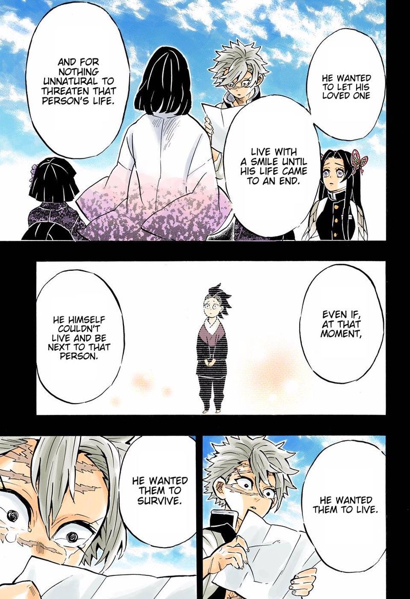 Demon Slayer: Kimetsu no Yaiba – manga in colored Chapter 168 - Page 17