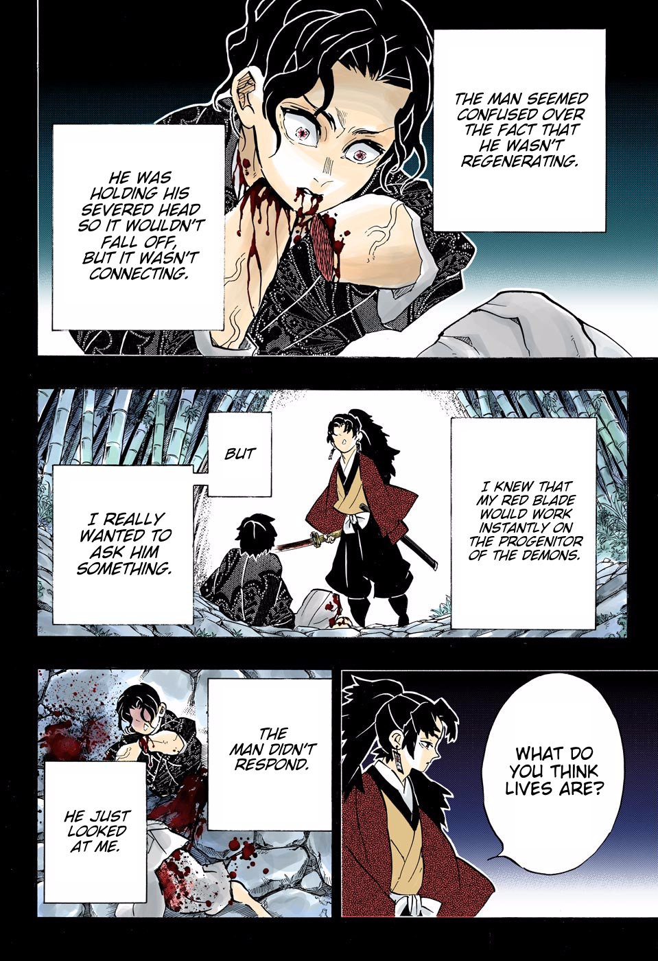 Demon Slayer: Kimetsu no Yaiba – manga in colored Chapter 187 - Page 5